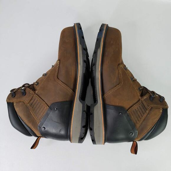 Timberland Pro Men\'s Ballast Steel Toe Ankle Boots Mocha Brown Size 11.5 W Alloy main image 4